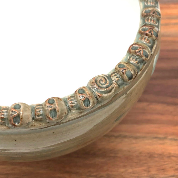 Ed Noonen - Detail-Rimmed Bowl (Skulls) #31