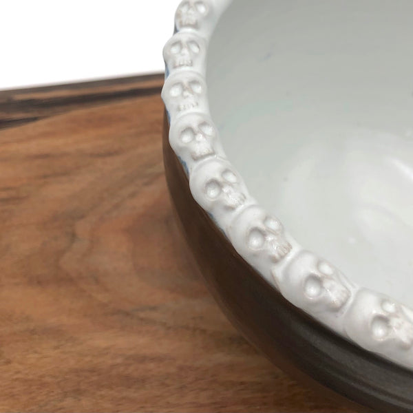 Ed Noonen - Detail-Rimmed Bowl (Skulls) #32