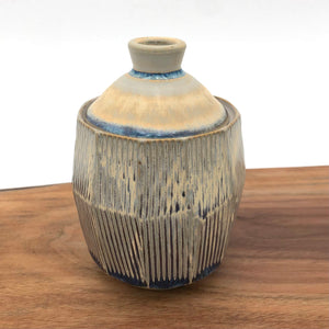 Ed Noonen - 3"x 5" Faceted Rutile Spice Jar #42