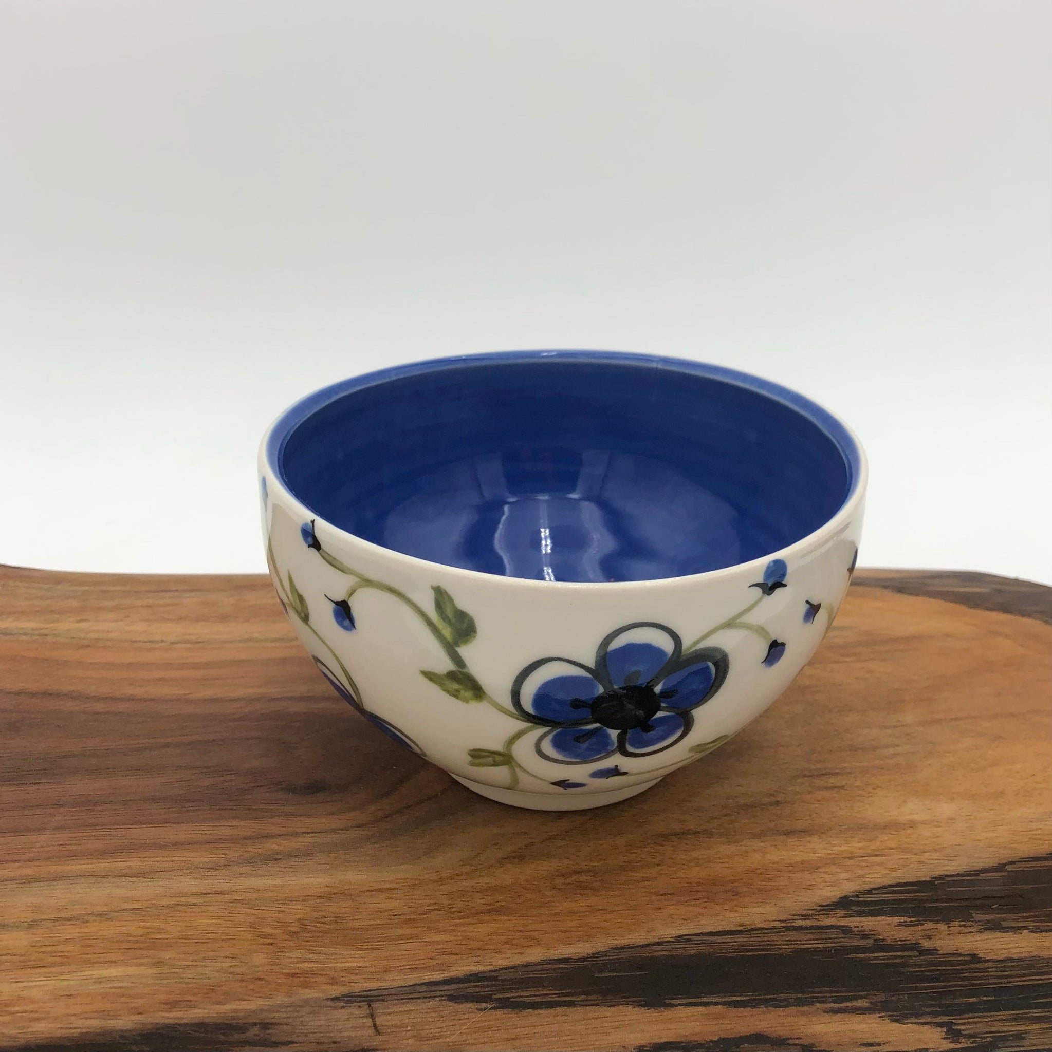Egitto - Cereal Bowl - Plum Blossoms (Blue) - 36