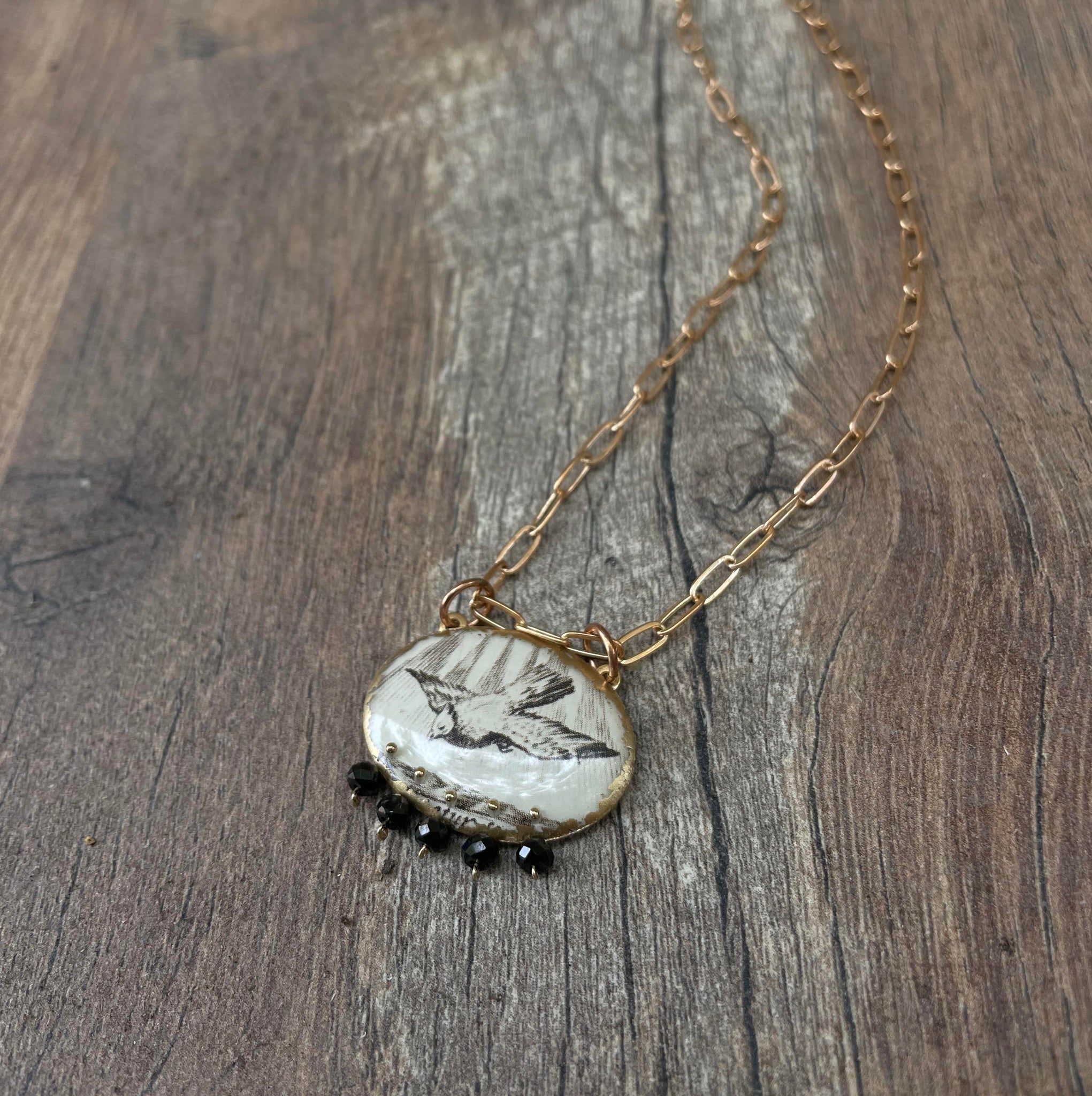 Folkloric Jewelry - Necklace - Ellison Quintette (Spinel) #N-EQ-Spinel