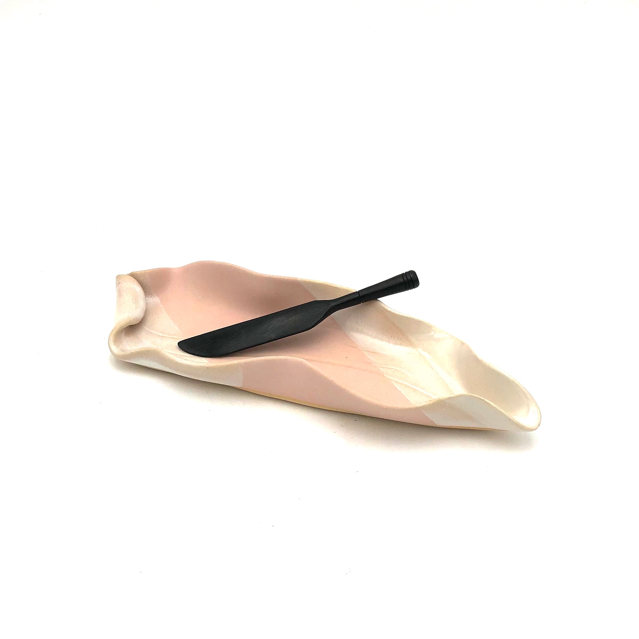 Hilborn Pottery - Stick Butter Dish (Blushing Pink)