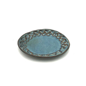 Hilborn Pottery - Appetizer Plate (Medley Sable Edging)