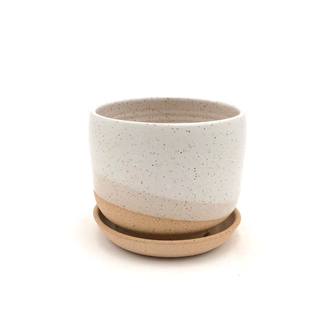 Hands On Ceramics - 4" Plant Pot with Saucer (Assorted Designs)