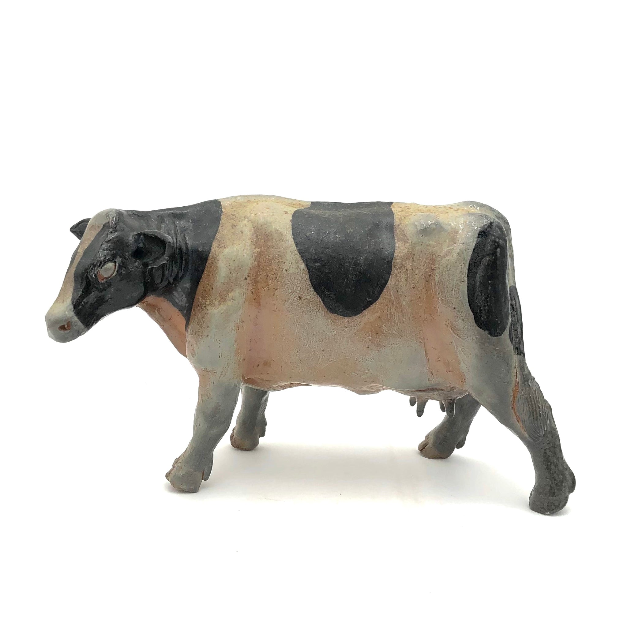 Brian Horsch - Wood Fired Ceramic Sculpture - Dairy Cow