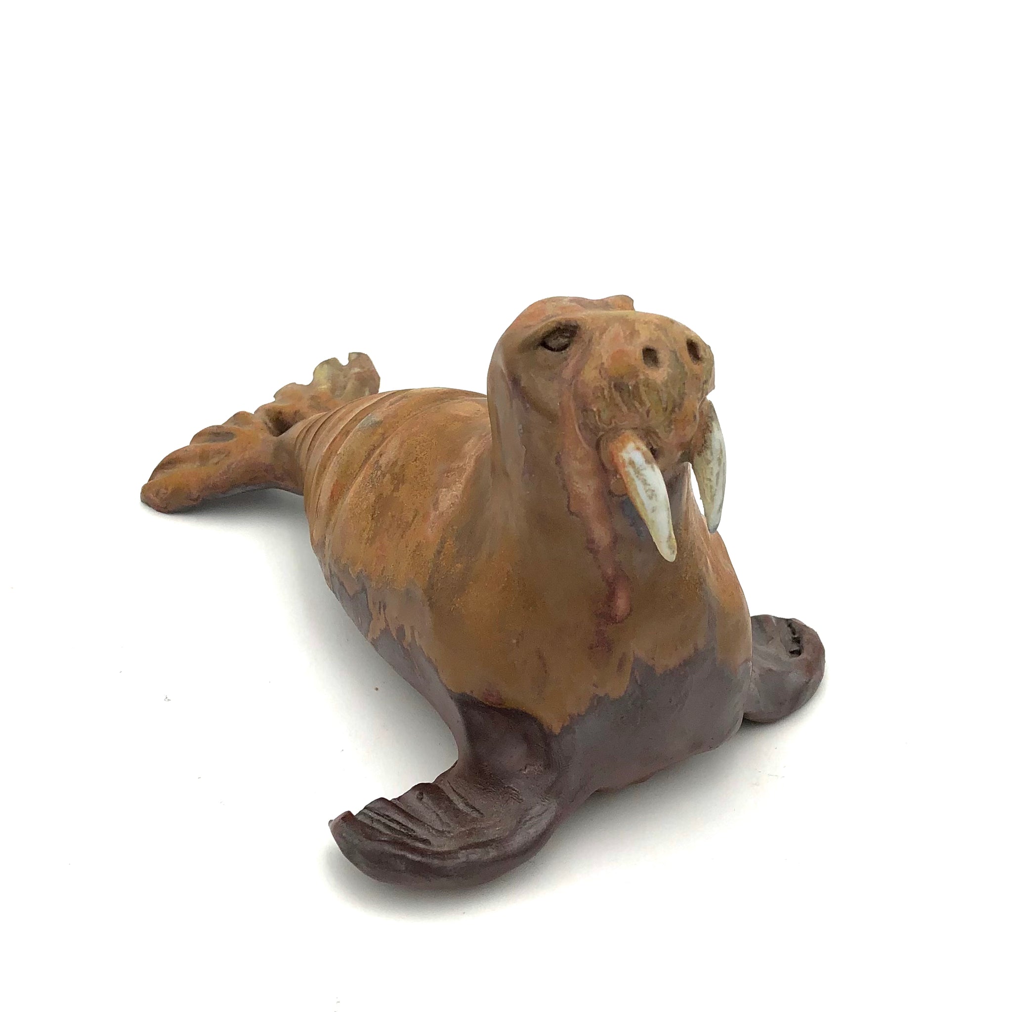 Brian Horsch - Wood-Fired Ceramic Sculpture - Walrus (Small)