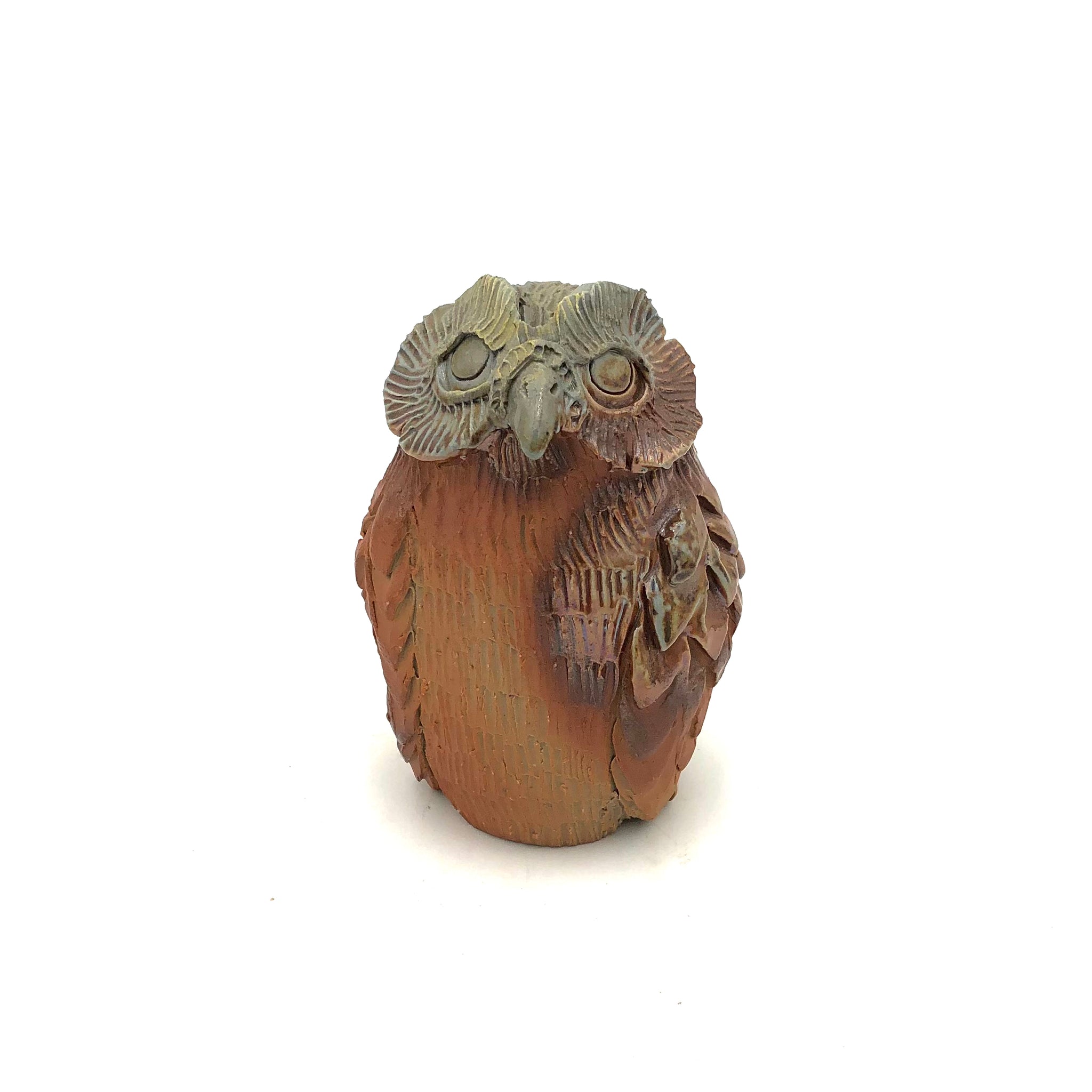 Brian Horsch - Wood Fired Ceramic Sculpture - Owls
