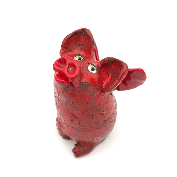 Brian Horsch - Electrically Fired Sculpture - 'Flying Pigs'