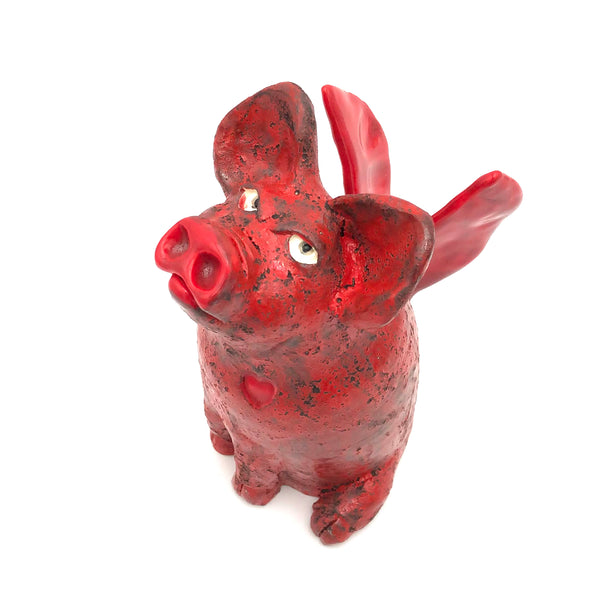 Brian Horsch - Electrically Fired Sculpture - 'Flying Pigs'