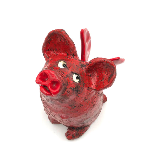 Brian Horsch - Electrically Fired Sculpture - 'Flying Pigs'