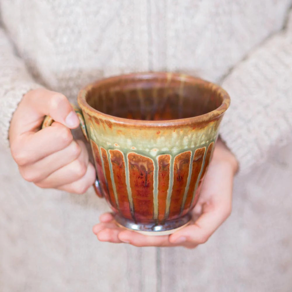 Blanket Creek Pottery - Soup Mug (Rustic Red)