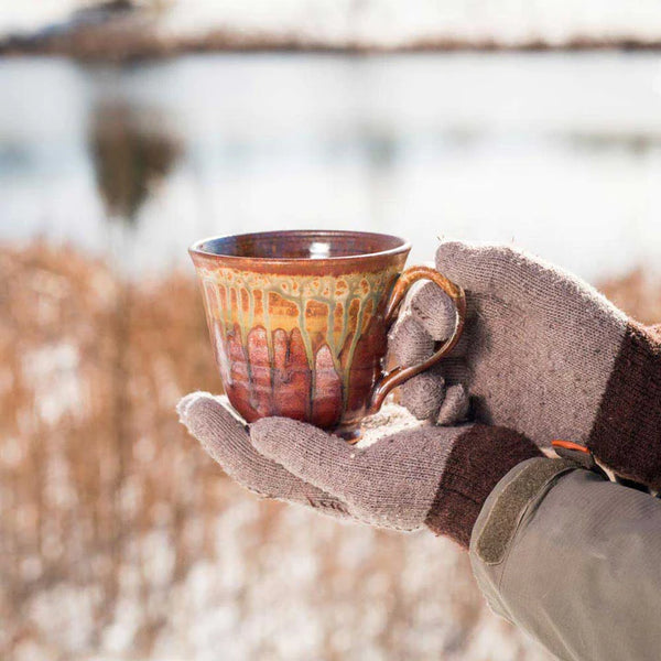 Blanket Creek Pottery - Soup Mug (Rustic Red)