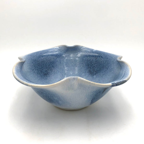 Danny Meisinger - Blue Fluted Bowl  #DM28