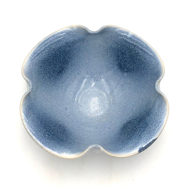 Danny Meisinger - Blue Fluted Bowl  #DM28