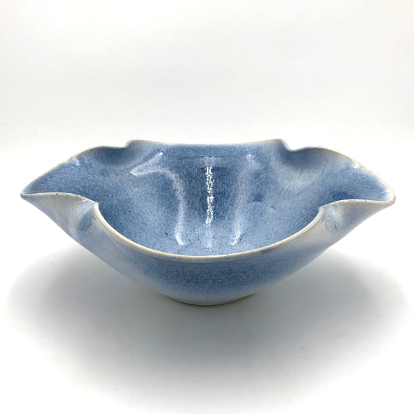 Danny Meisinger - Blue Fluted Bowl  #DM27