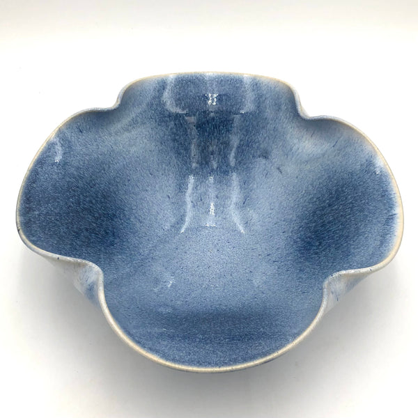 Danny Meisinger - Blue Fluted Bowl  #DM27
