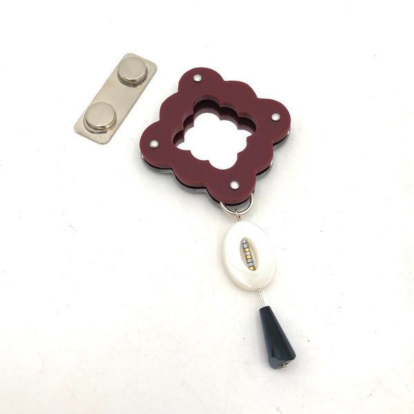 Inteplei Jewelry - Brooch - Mirror Mirror #P010