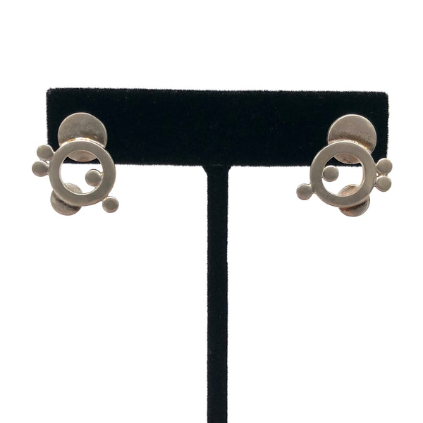 Jennifer Lippman Bruno Design - Earrings - Large Bubble Studs (Silver) #ESS-018