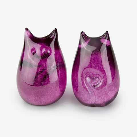 Henrietta Glass - Love Cats (Assorted Colors/Designs)