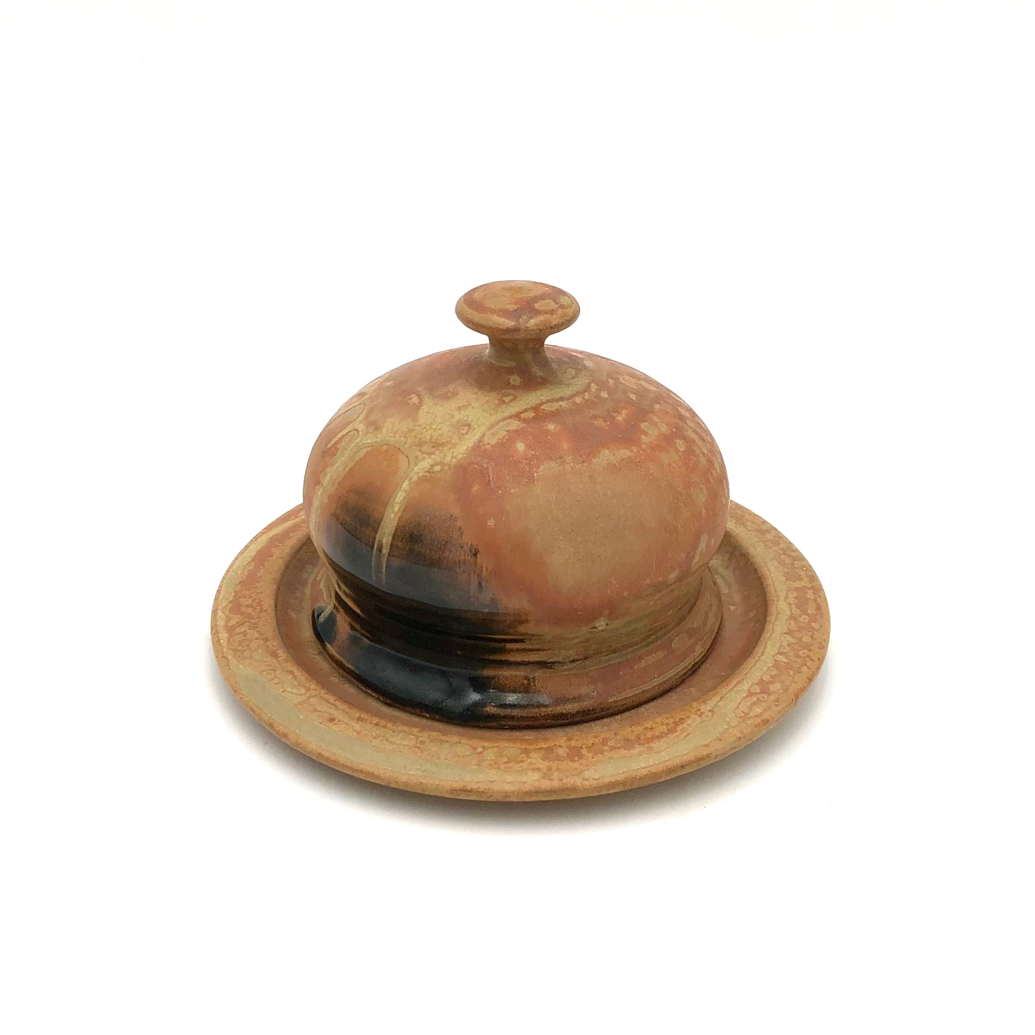 Danny Meisinger - Butter Dish (Tan Glaze)