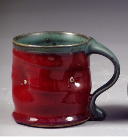 Smith - Dented Mug - Large (Red/Green)
