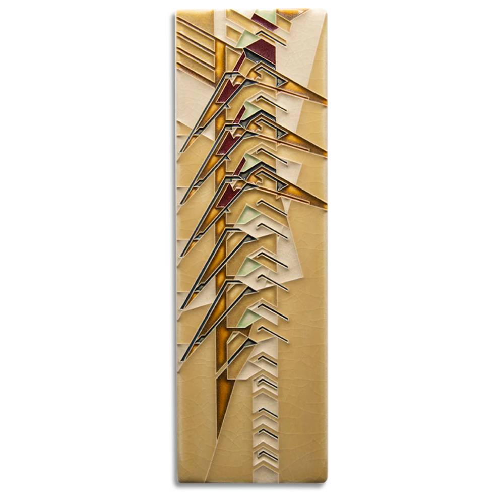 Motawi Tileworks - 4"x12" Tile - 'Samara' (Cream)