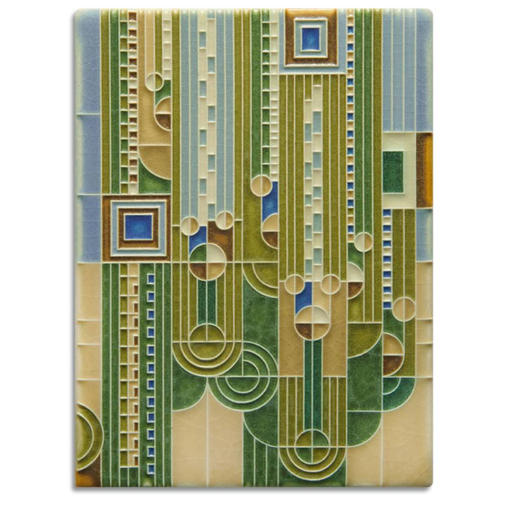 Motawi Tileworks - 6"x 8" Tile - 'Saguaro' (Green) #6374