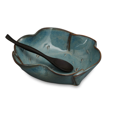 Hilborn Pottery - Brie Dish (Medley Sable Edging)