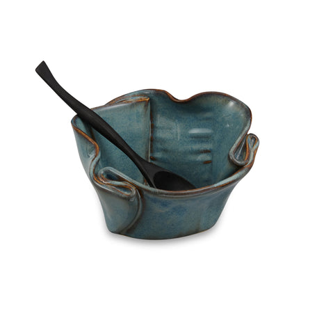 Hilborn Pottery - Guacamole Bowl (Medley Sable Edging)