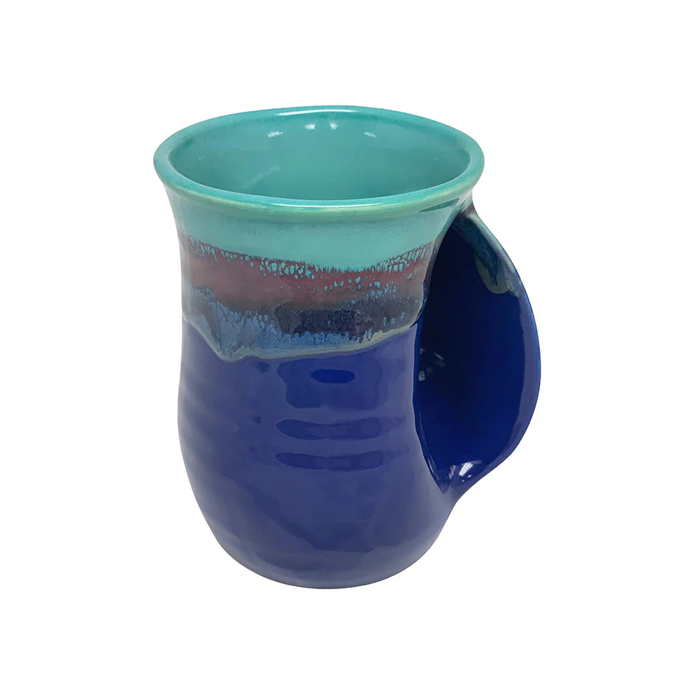Clay in Motion - Handwarmer Mug - Right Handed (Mystic Waters) #19MW