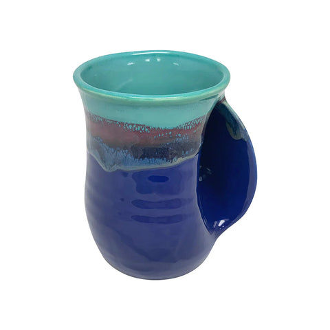 Clay in Motion - Handwarmer Mug - Right Handed (Mystic Waters) #19MW