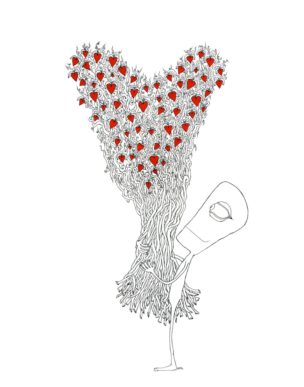 Seth Pitt - 11" x 14" Print - 'a fine bouquet.' #B18