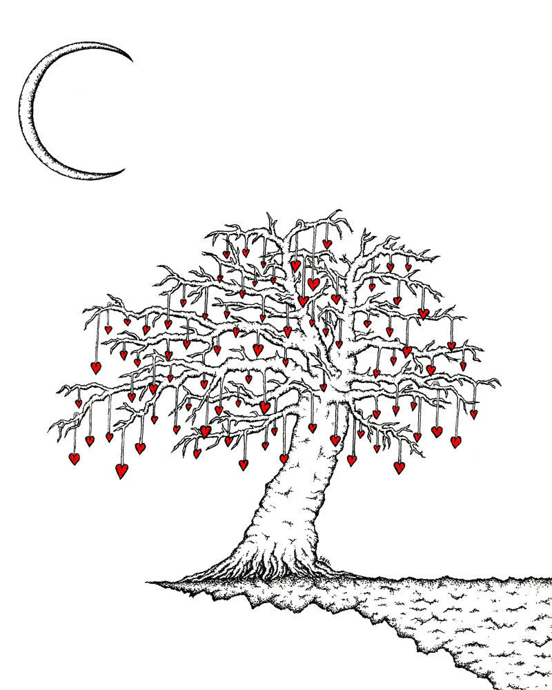 Seth Pitt - 11" x 14" Print - 'The Tree at the Edge of the World' #H12