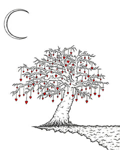Seth Pitt - 11" x 14" Print - 'The Tree at the Edge of the World' #H12