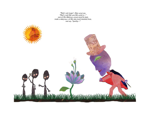 Seth Pitt - 5" x 7" Print - 'World, The Magician' #S73