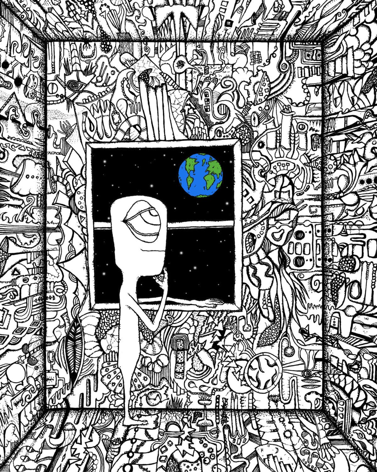 Seth Pitt - 5" x 7" Print - 'Moon Room' #M62