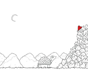 Seth Pitt - 5" x 7" Print - 'The One and Only Quest of Thomas the Turtle' #T39