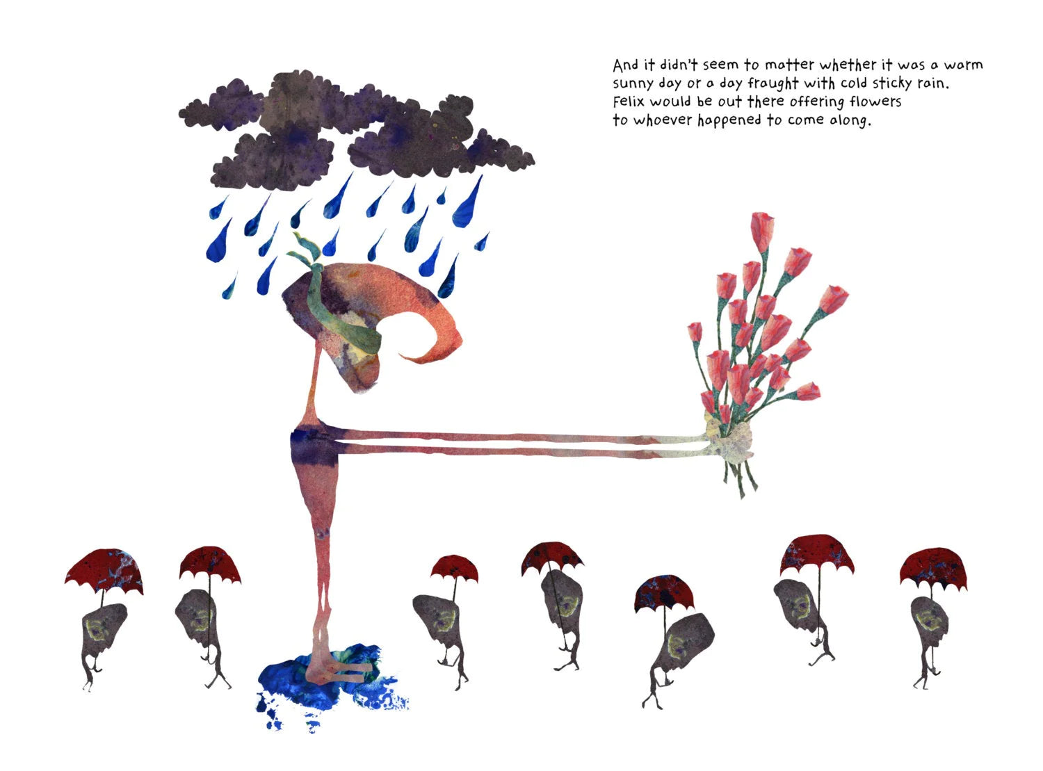 Seth Pitt - 5" x 7" Print - 'Rain or Shine' #F72