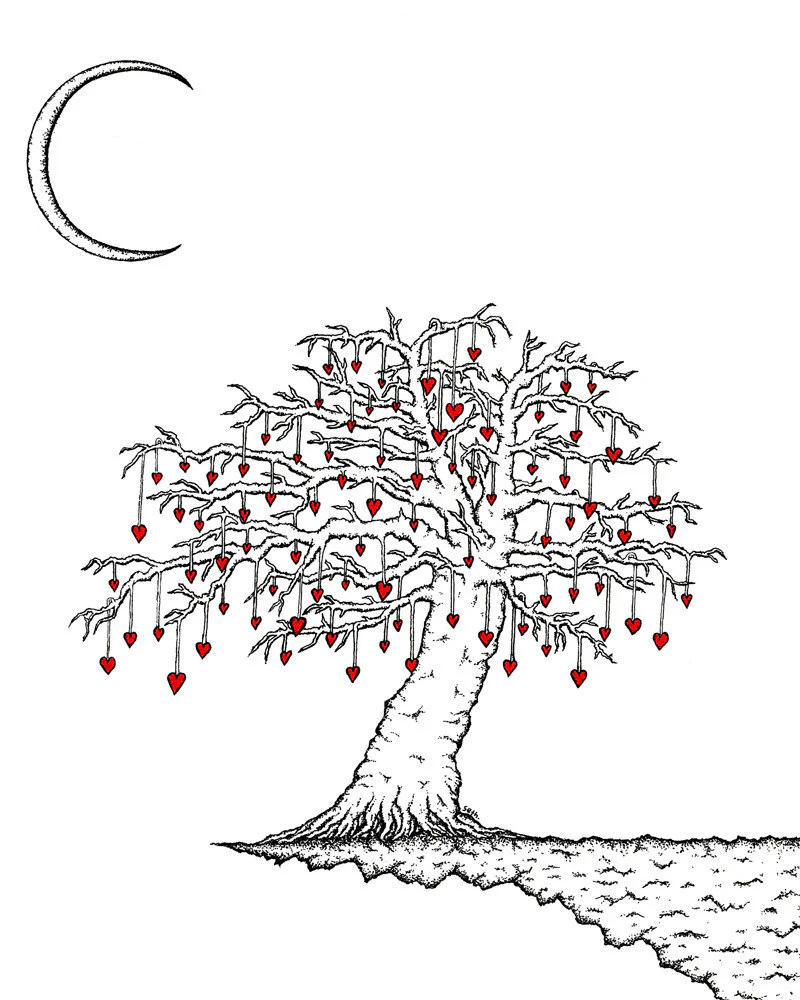 Seth Pitt - 5" x 7" Print - 'the tree at the edge of the world' #H32