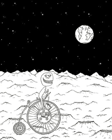 Seth Pitt - 5" x 7" Print - 'Moon Rocks' #M61