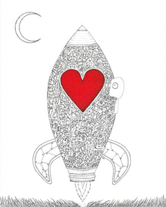 Seth Pitt - 5" x 7" Print - 'the time for second-guessing had come and gone...' #P36