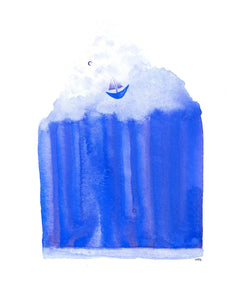 Seth Pitt - 5" x 7" Print - 'Blue Light' #WB5