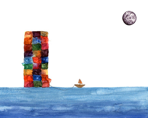 Seth Pitt - 5" x 7" Print - 'Grand Cargo' #WC1