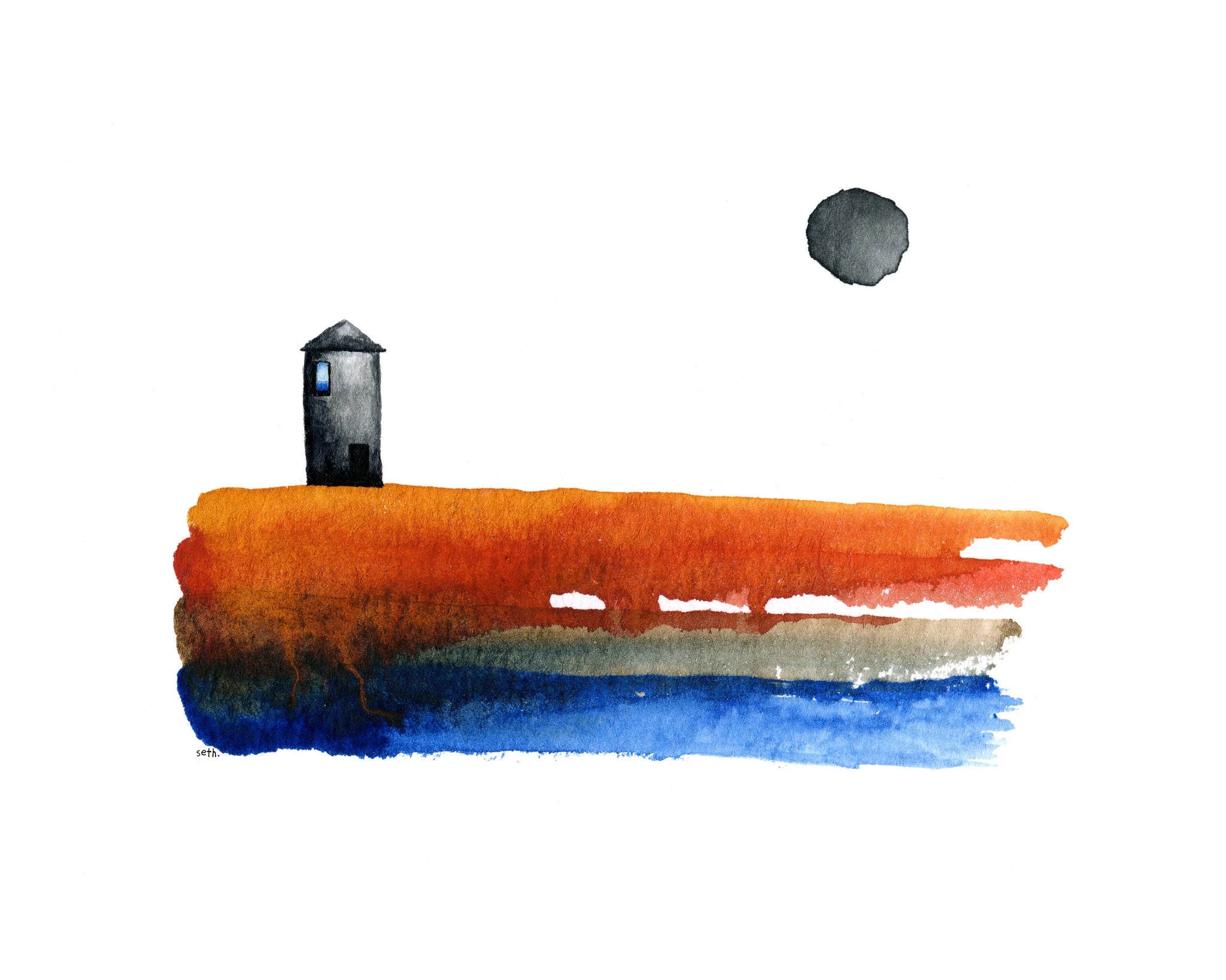 Seth Pitt - 5" x 7" Print - 'Dreamtower' #WD2