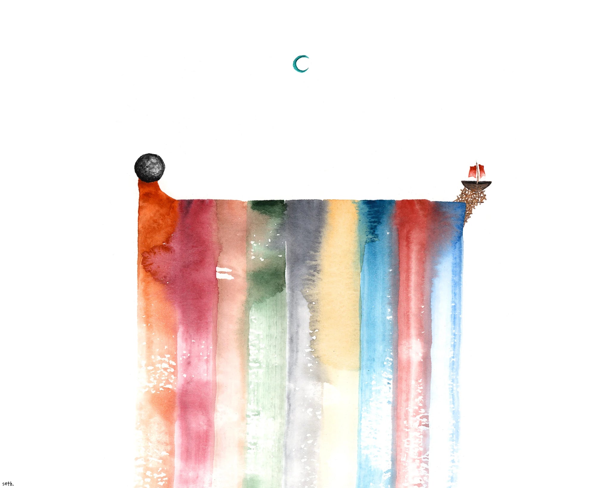 Seth Pitt - 8" x 10" Print - 'A Matter of Time' #WM13