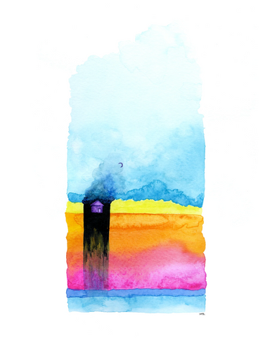 Seth Pitt - 8" x 10" Print - 'Spring Cleaning' #WS19
