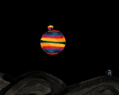 Seth Pitt - 8" x 10" Print - 'A Visit from a Friend' #WV12