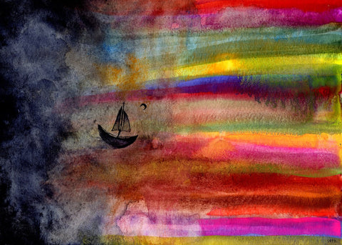 Seth Pitt - 8" x 10" Print - 'Then Came a Different World Altogether' #WA15
