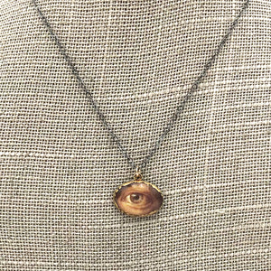 Folkloric Jewelry - Necklace - Pixie Eye (Oxidized Sterling Silver)