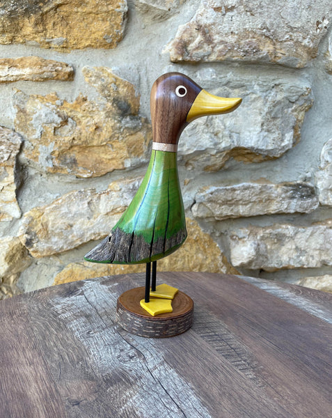 Rarebirds - Wooden Sculpture - 10" Daffy Duck